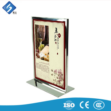 Metal Stand Up Table Top Poster Displays Holder