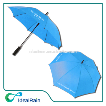 windproof system customized print golf no metal rain umbrella