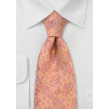 Custom Striped Woven Silk Neck Tie