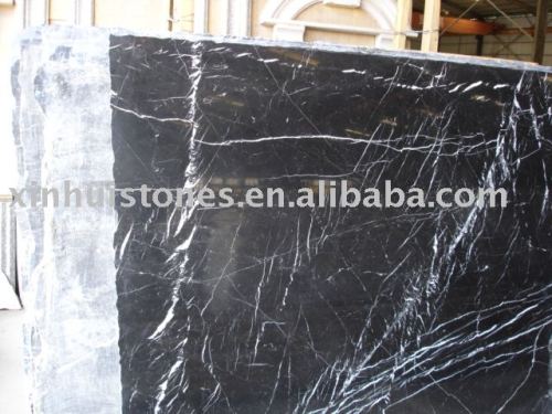 Nero Marquina marble slab,Black marble slab,Imported marble slab,Chinese marble slab