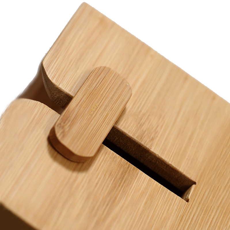 Caja de toallas de papel de madera de bambú Bamboo wooden Paper Towel Box