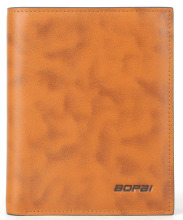 Genuine leather purse blue color cowhide carteir wallets