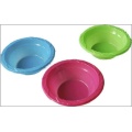 Food grade colorful round fruit snack plastic bowl