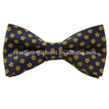 custom made flower design 100% silk pre-made bowtie