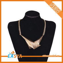 Fashion Dollar Polygon Gold Necklace Hot