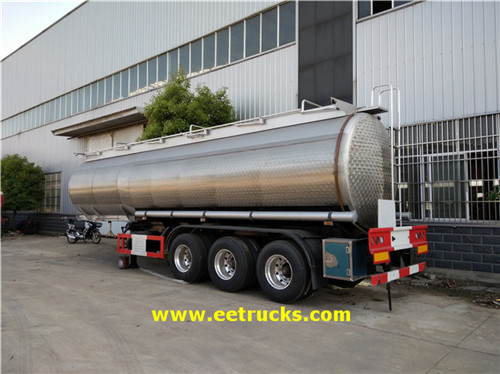 3 Axle 34000l Hydrogen Tank Trailes