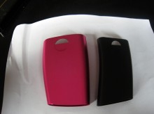 Black red mobile power supply shell