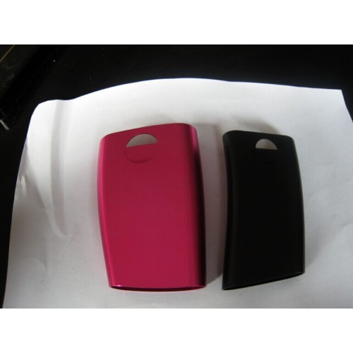 Black red mobile power supply shell