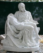 Fine Workmanship carved marble religion sculpture pieta