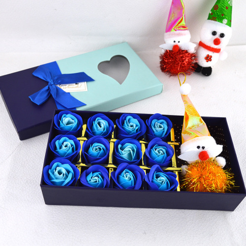 Customized Rose Packing Christmas Gift Boxes with Lid