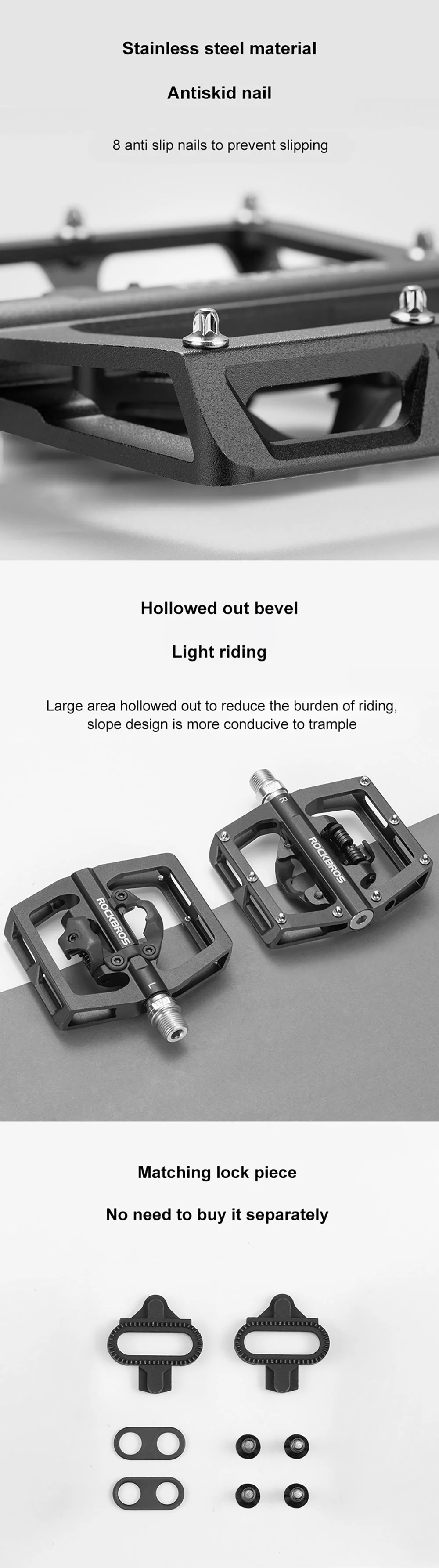 Made in China Hot-Selling Ultra-Light Bicycle Pedals, Lightweight Aluminum Alloy Pedals