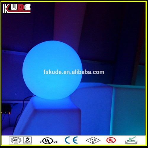 fashional plastic led ball lights/ round led ball for outdoor