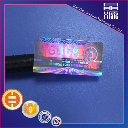 3D Effect Anti-Fake Hologram Seal Sticker