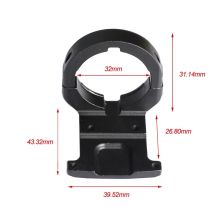 Tactical Rugged Miniature Red Dot Sight Mount Adapter for Hunting Scopes