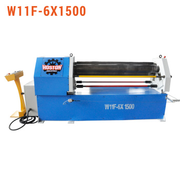 W11F-6x1500 Mechanische Plattenrollbiegermaschine