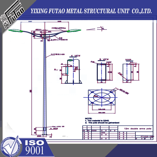 Galvanized Street Light Poes a la venta