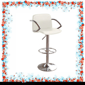 PVC bar stool with armrest