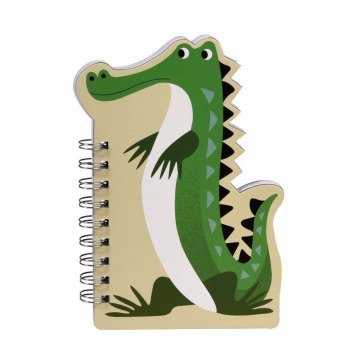Animal Shaped Spiral Bound Kids Notebook