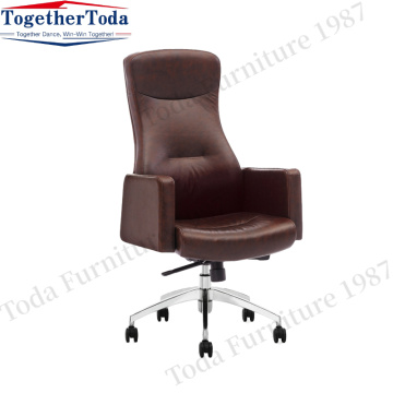 Luxury leather commercial executive office chair