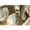 가정용 현대 단단한 나무 나선형 계단