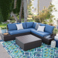 Moderne Garden Pe Rattan Outdoor Sofa Combinatie