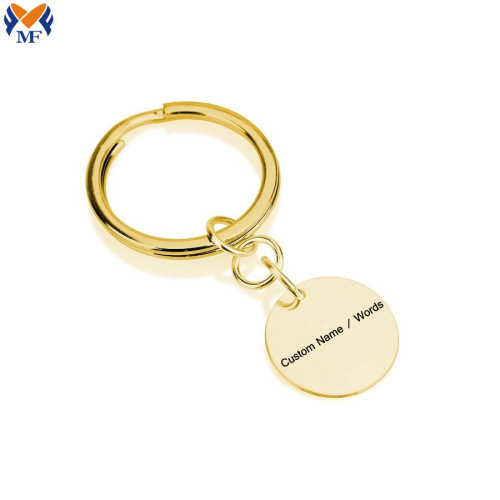 Custom charm keychain with your logo