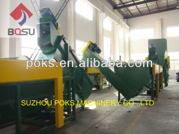 plastic washing recycling machinery