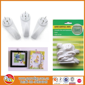 Plastic nail hooks/Picture frame hanging hooks