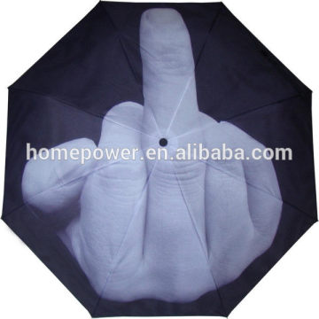 unique design middle finger funny umbrellas