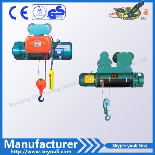 Electric Power Source and Wire Rope Sling Type Electric Hoist