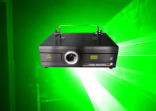 300mw Ac90 - 240v Green Ilda Laser Show Light / Ilda Animation Green Laser Projector