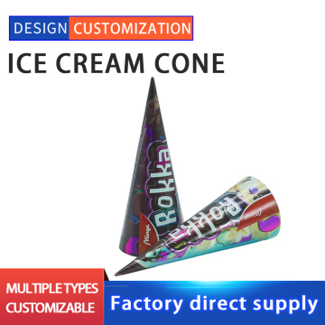 Custom degradable disposable cone holder