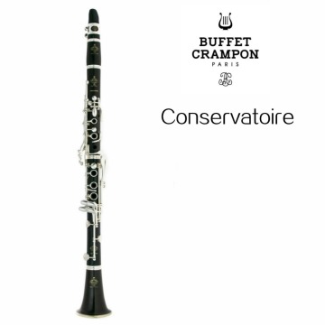 New Buffet Crampon Conservatoire C12 High Quality 17 Keys Bb Clarinet Brand Musical Instruments Black Tube Clarinet With Case