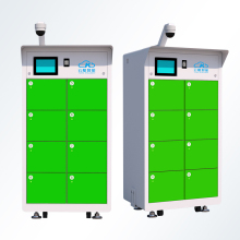 8Slots Front-Accessible Swap Station with Canopy & Monitor