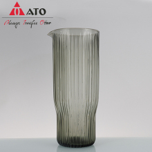 ATO Clear wine glass Vertical Striped Wine Glass