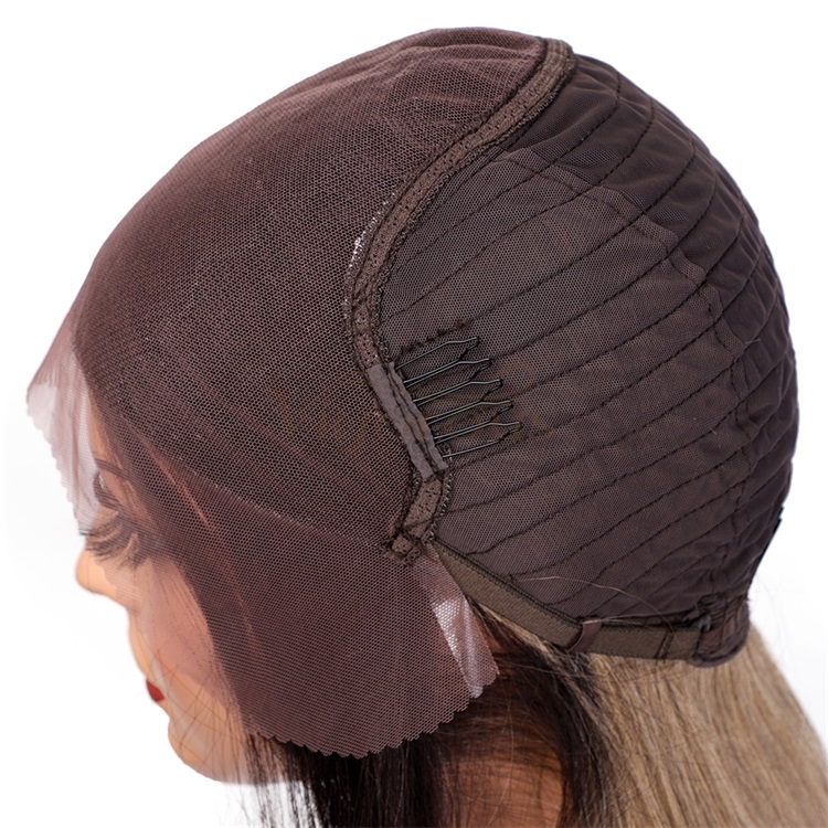 Vigorous Ombre Lace Front Wigs for Women Long Natural Straight Black to Blonde Synthetic Wig with Middle Part Ladies Wigs