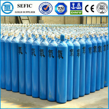 High Pressure Seamless Steel Gas Cylinder Welding Oxygen Tank