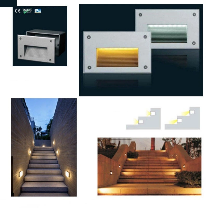 3W IP65 SMD3020 Hotel Lighting LED Step Light Sconce