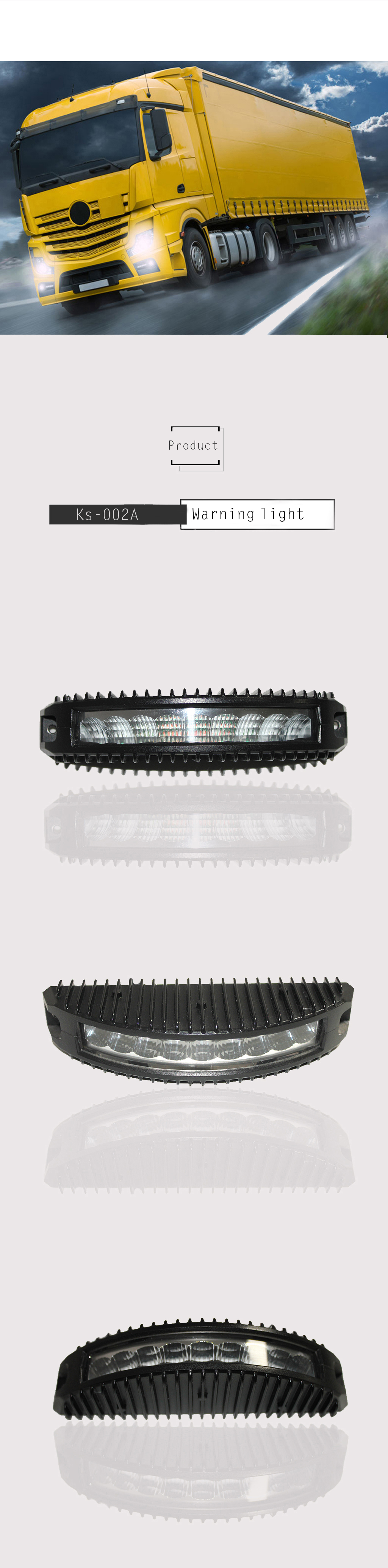 KS-002A ECE aprovou a barra de luz LED