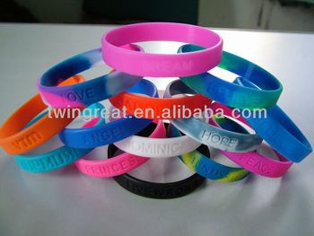 silicone bracelets