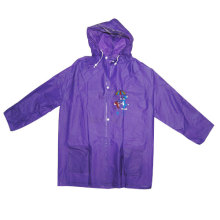 Purple Kids Pvc Rainwear
