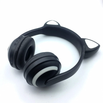 Wholesale Seven Color Control Wireless Cat Ear Headphones