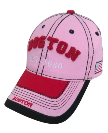 Golf cap with towel embroidery