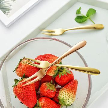 European 304 Stainless Steel Frosted Fruit Fork