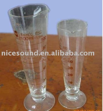 quartz graduated beaker glassware