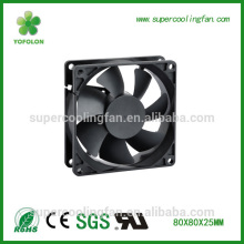 80x80x25mm DC Axial Flow Fan for computer hadware cooling