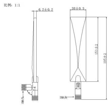 屋外12dbi4G広帯域対数周期アンテナ