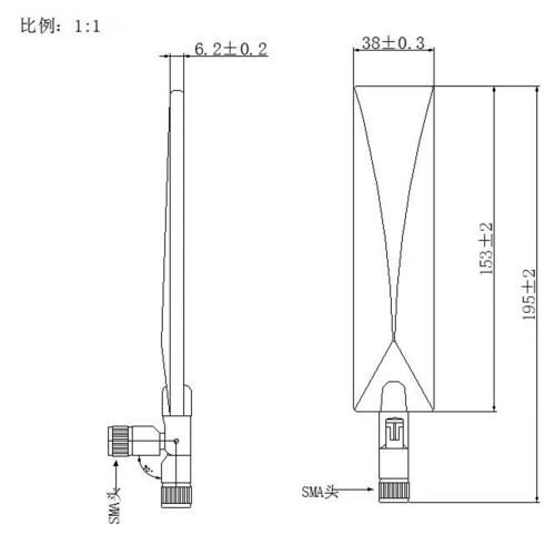 屋外12dbi4G広帯域対数周期アンテナ