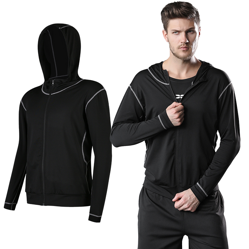 Free Sample Jogging Fitness Yoga Wear Gym Mens Sportswear Training Sport Jacket