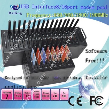 8 Port Modem Pool with Wavecom Module